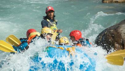 White water rafting in Nepal