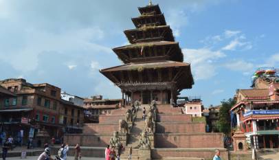 Icon of the Bhaktapur, Nyatpola Temple Cultural tour in Nepal