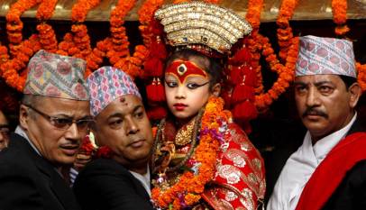 Living Goddess Kumari in Nepal