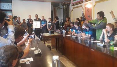 hockey team felicitated