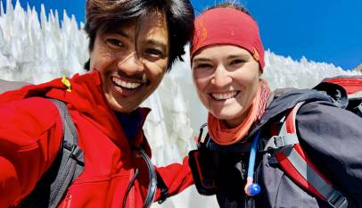 Sanjib Gurung and Maria together