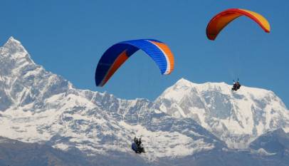 Paragliding in Pokhara