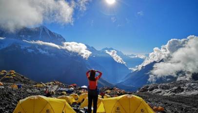 Manaslu base camp: File photo