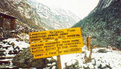 Langtang national park
