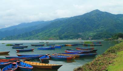 Boating in Pokhara