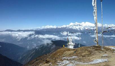 Top of the Helambu hill- Photo-Samde Sherpaa